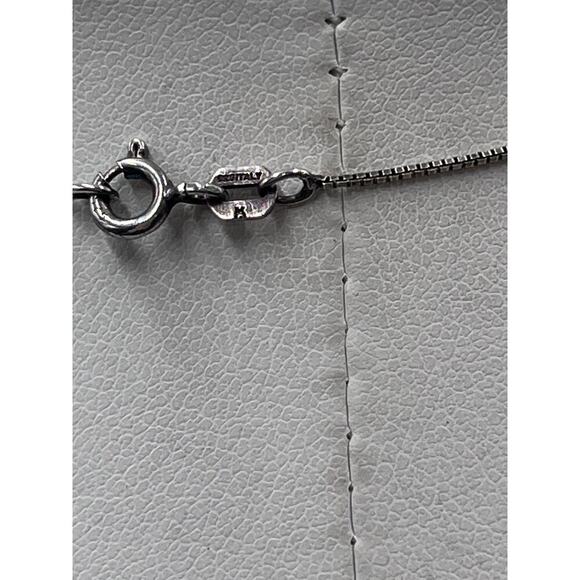 Sterling silver 925K Thai Turquoise‎ Polished Marcasite Heart Pendant Necklace - Picture 15 of 16